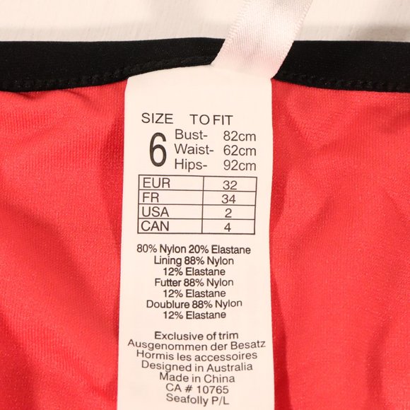 NWT Seafolly Desert Tribe Hipster Swim Bottom in Flame - Picture 9 of 10